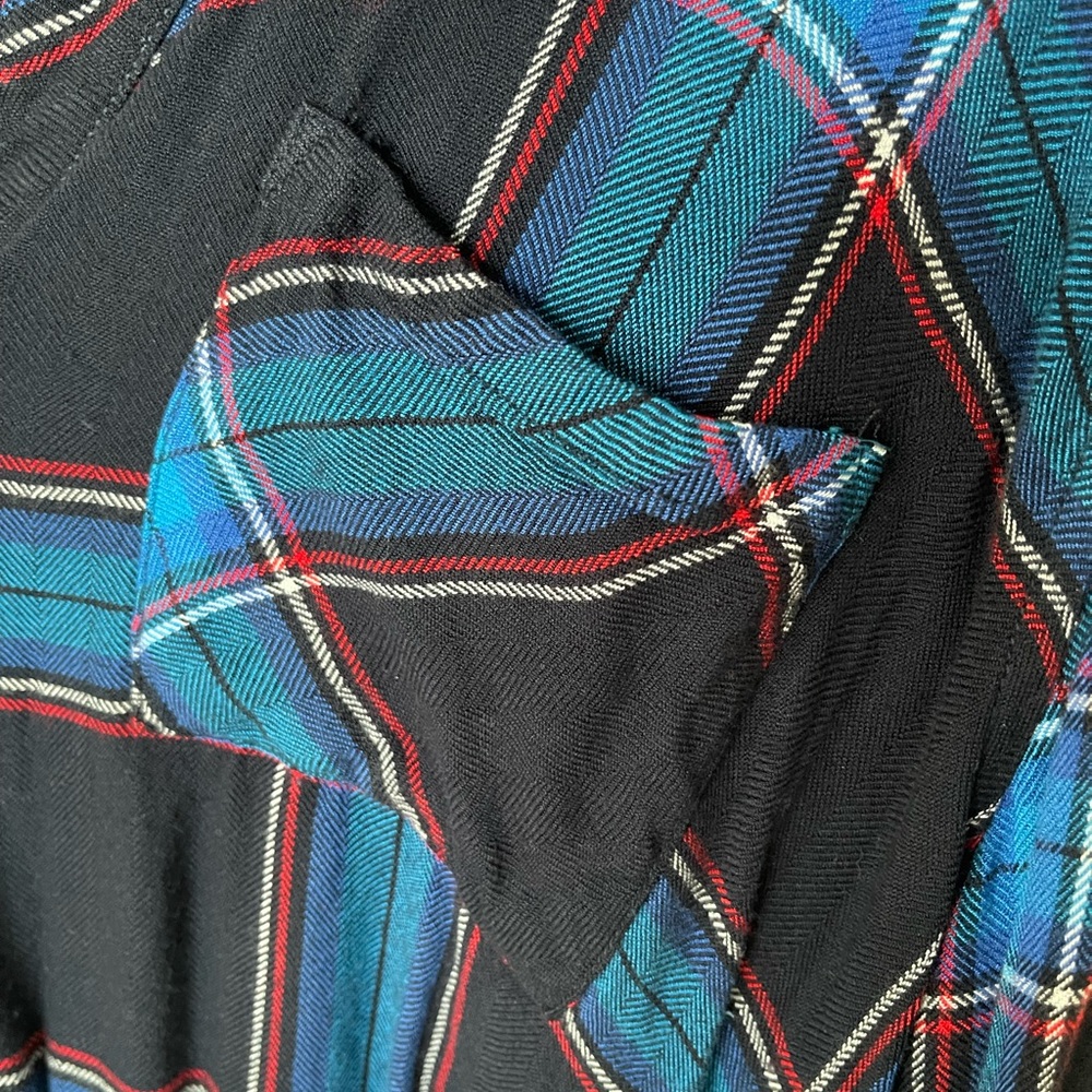 Rails Soft Plaid Button Down Shirt Size L - image 5